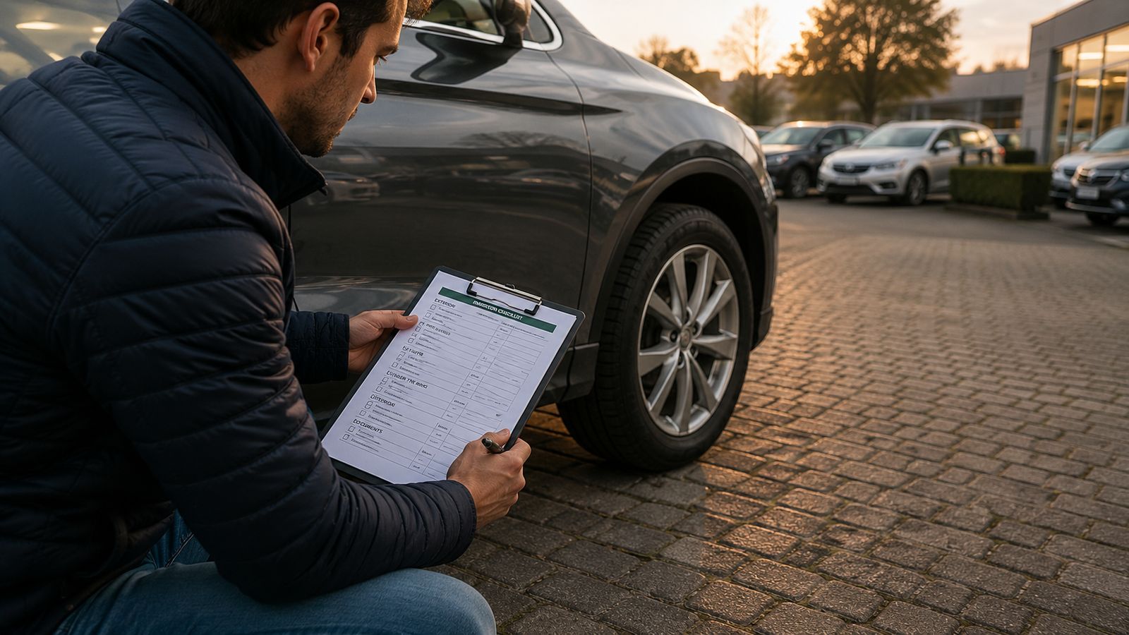 Checklist de inspeção de 15 pontos para carros usados